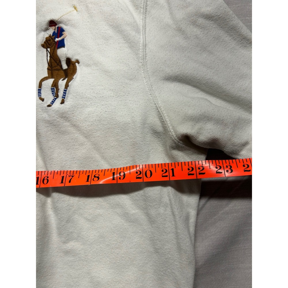 Polo Ralph Lauren Big Pony White Long Sleeve Rugby Shirt Mens XL Custom Fit 4 - Picture 5 of 9
